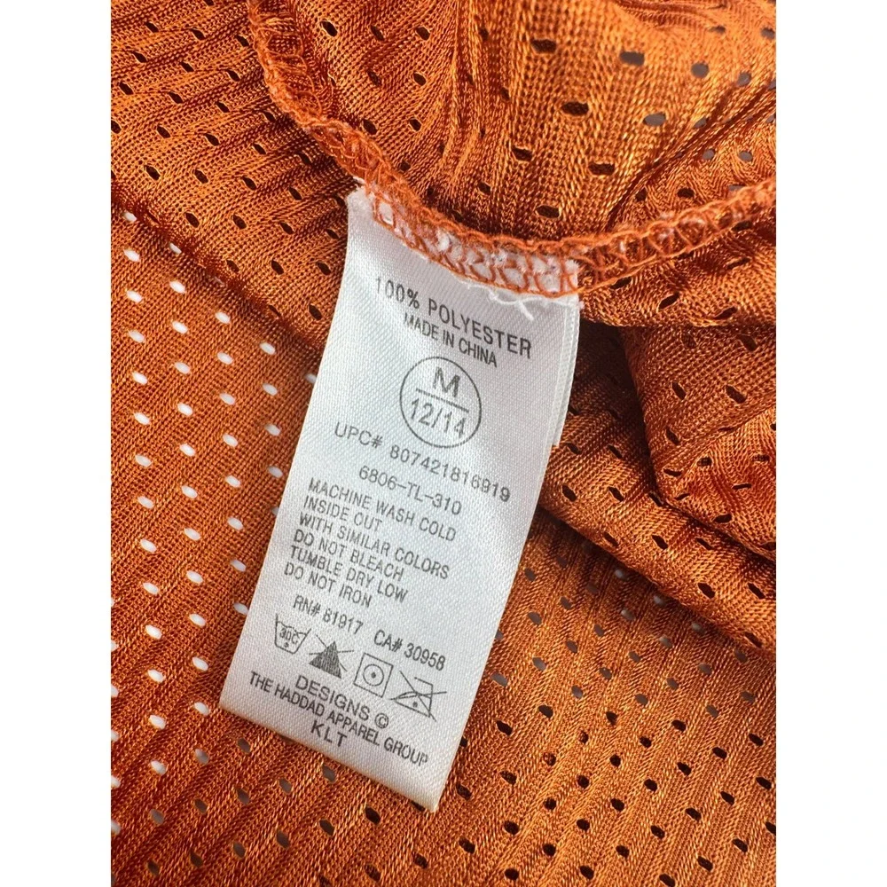Nike Texas Longhorns Football Jersey Womens Small Youth M Orange #7 Mesh‎